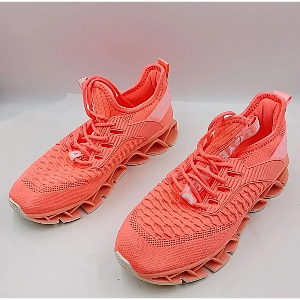 Women’s Neon Pink Blade Athletic Sneakers — Breathable Mesh EU 39 US 7.5